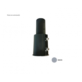 EMBOUT REDUC 76/60mm  GALVA
