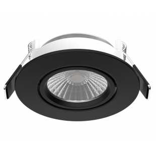 MIKS 565lm CCT ANNEAU ORIENTABLE ROND NOIR