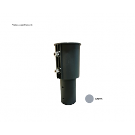 EMBOUT REDUC 76/60mm  GALVA