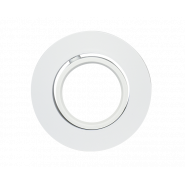 ANNEAU ORIENTABLE ROND BLANC