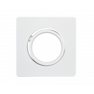 anneau orientable carre blanc